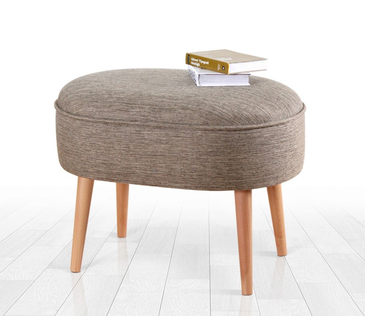 Taburet, Atelier del Sofa, 209FLF1202, Cafeniu - imagine 5